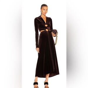 NWT A.L.C. Velvet Cutout Dress Size 4